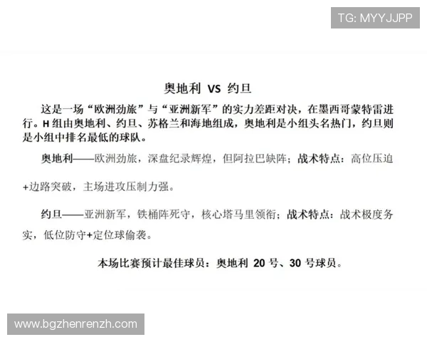 2026年世界杯奥地利与约旦比赛日程安排及日历提醒，助你精准掌握比赛时间